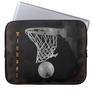 Basketboll ditt namn, Anpassade Laptop Fodral