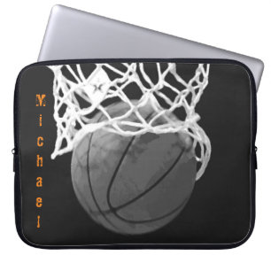 Basketboll ditt namn, Anpassade Laptop Fodral
