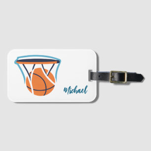 Basketboll ditt namn bagagebricka