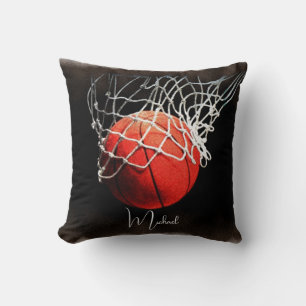 Basketboll ditt namn kudde