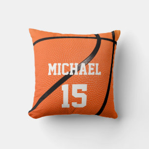 Basketboll ditt namn kudde