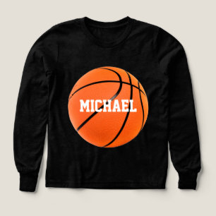 Basketboll ditt namn t shirt