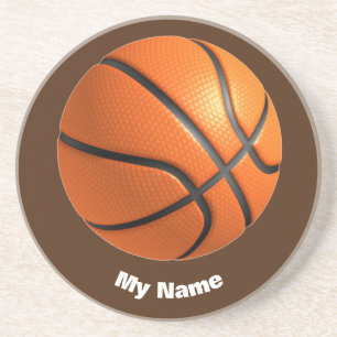 Basketboll ditt namn underlägg