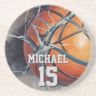 Basketboll ditt namn underlägg
