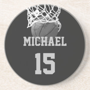 Basketboll ditt namn underlägg