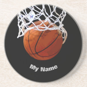 Basketboll ditt namn underlägg