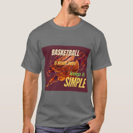 Basketboll dör aldrig t shirt