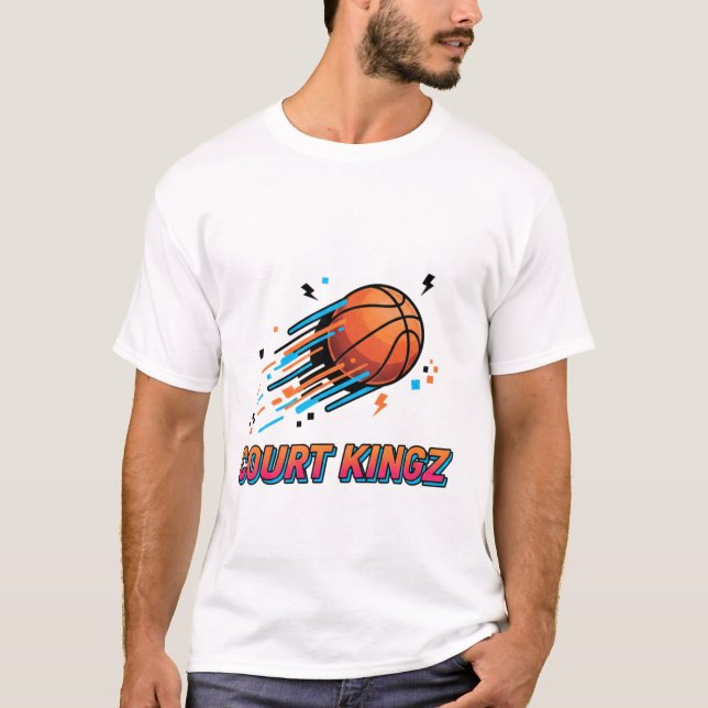 Basketboll Drip Basketboll Grafik  T Shirt (Framsida)