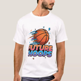 Basketboll Drip Neon Basketboll Grafik T Shirt