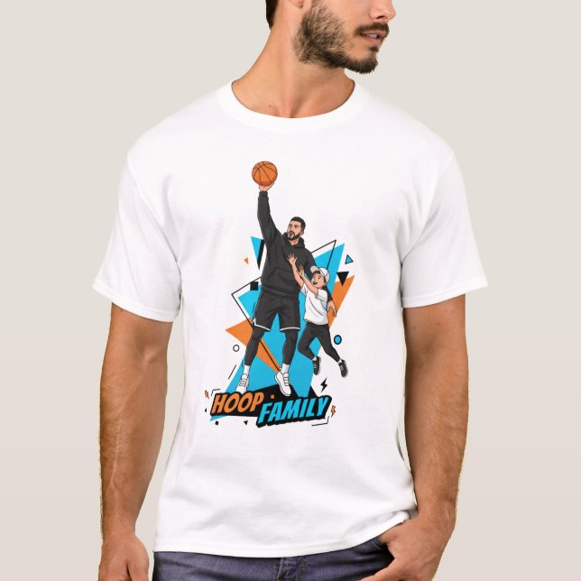 Basketboll Drip Neon Basketboll Grafik  T Shirt (Framsida)