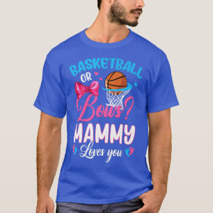 Basketboll eller Bows MAMMY Kärlek Du Gender Revea T Shirt