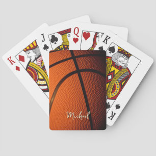 Basketboll Ersätt Eget Namn Anpassningsbar Casinokort