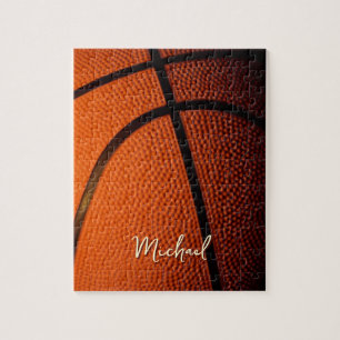 Basketboll Ersätt Eget Namn Anpassningsbar Pussel