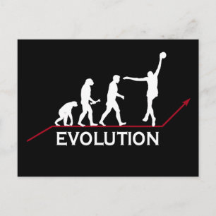 Basketboll Evolution Vykort