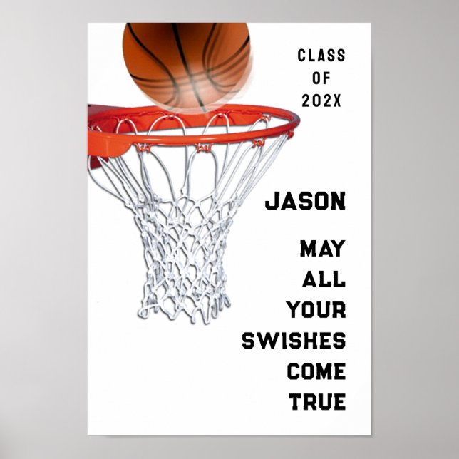 Basketboll Examen Poster (Framsidan)