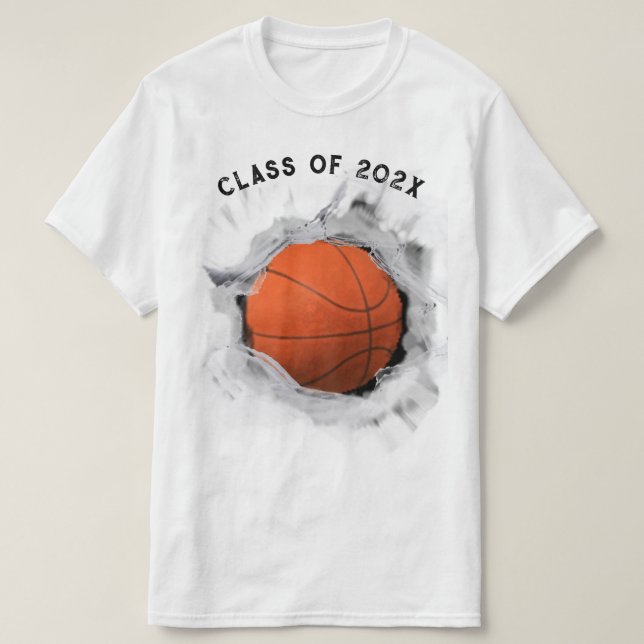 Basketboll Examen T Shirt (Design framsida)
