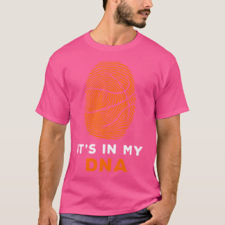 Basketboll finns i mitt Dna Fingerprint Shirt-kaff T Shirt