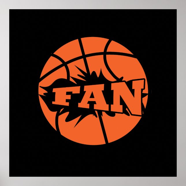 basketboll fläkt poster (Framsidan)