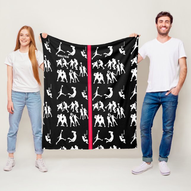 Basketboll Fleecefilt (På plats)