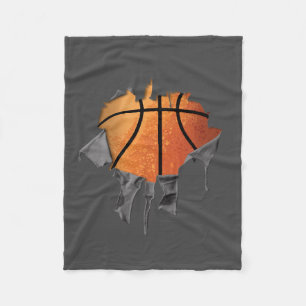 Basketboll Fleecefilt