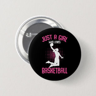 Basketboll Flicka Kvinnor Knapp