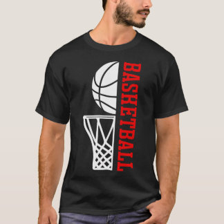 Basketboll för boll-nät - Grafikbasket T Shirt