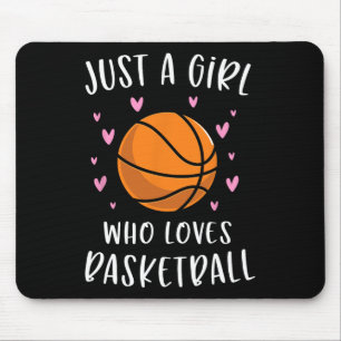 Basketboll för flickor bara en flicka som Kärlek B Musmatta