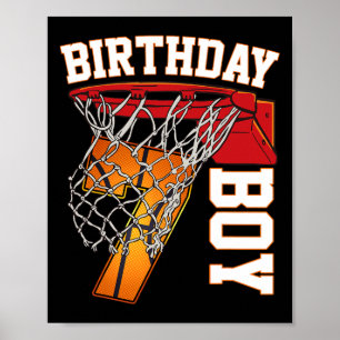 Basketboll för födelsedagspresent i 7:e 7-åring poster