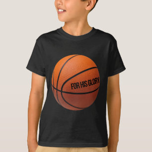 Basketboll för idrottsfolk som Kärlek Gud och Bask T Shirt