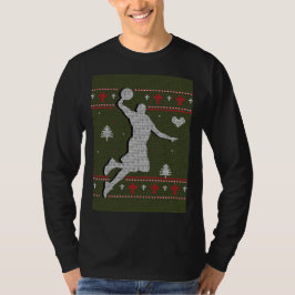 Basketboll för jul t shirt