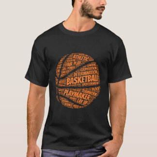 Basketboll för och t shirt