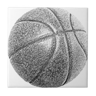 Basketboll för penneffekt kakelplatta