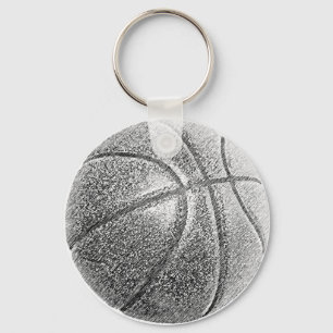 Basketboll för penneffekt nyckelring