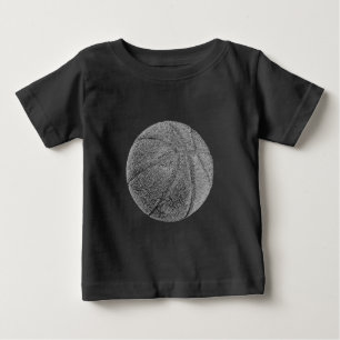 Basketboll för penneffekt tee shirt