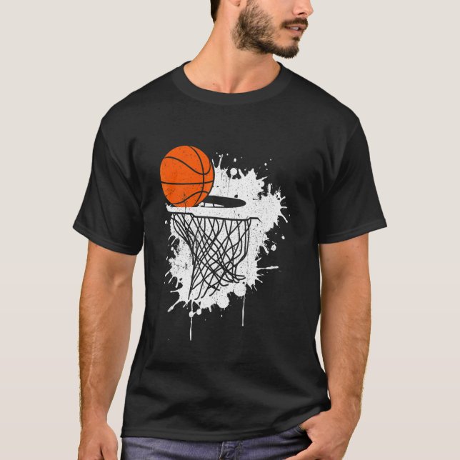 Basketboll för skolspelare Boys Girls Manar Youth T Shirt (Framsida)