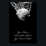 Basketboll för stora pop Art Motivational Quote Po Poster<br><div class="desc">Jag Kärlek den här leken. Populära sportar - Basketball Game Boll-bild.</div>