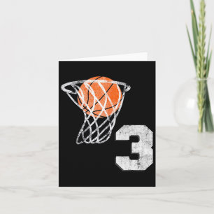Basketboll för tre 3 år gamla pojkar Kid Kort