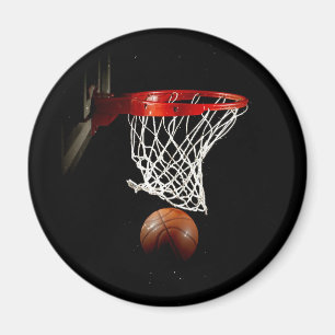 Basketboll & förtjänar magnet