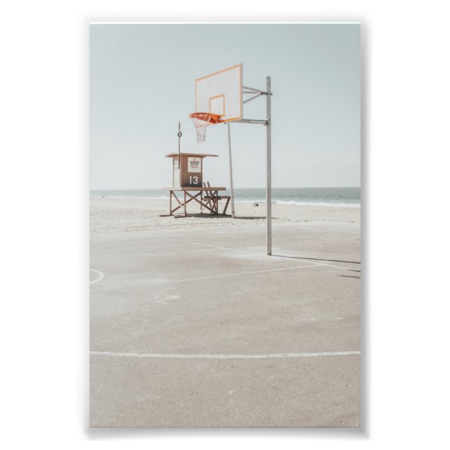 Basketboll Fototryck (Framsidan)