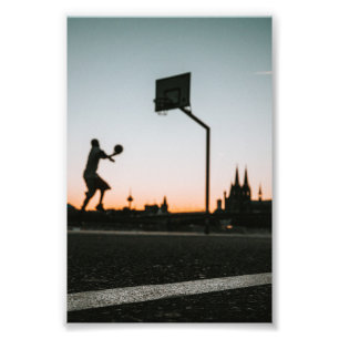 Basketboll Fototryck