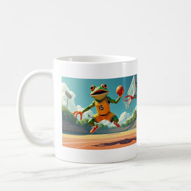 Basketboll Frog mugg sido (Vänster)