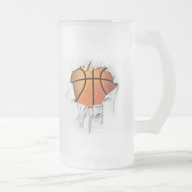 Basketboll Frostat Ölglas (Höger)