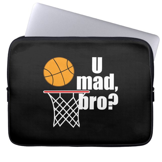 Basketboll Galenhet Laptop Fodral (Framsidan)