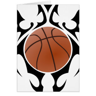 Basketboll. Hälsningskort