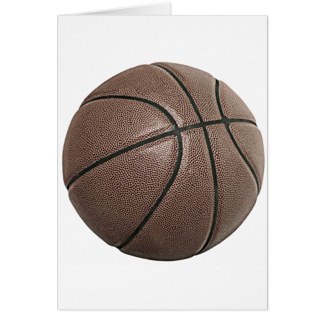 Basketboll Hälsningskort (Framsidan)
