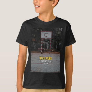 Basketboll - hård arbetsmobilitetsoffert t shirt