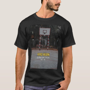 Basketboll - hård arbetsmobilitetsoffert t shirt