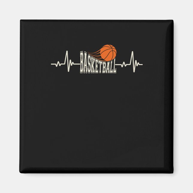 Basketboll Heartslag 3 Magnet (Framsidan)