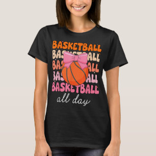 Basketboll hela Roligten sportdesign för entusiast T Shirt