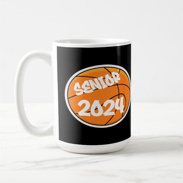 Basketboll, högre klass 2024 kaffemugg (Vänster)